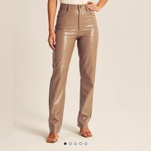 Abercrombie vegan leather pants